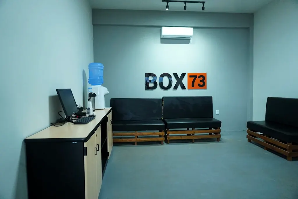 Sala de espera da Box 73